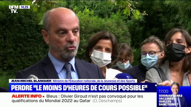 Jean-Michel Blanquer annonce que seuls les cas contacts devront être isolés pendant sept jours au collège et au lycée
