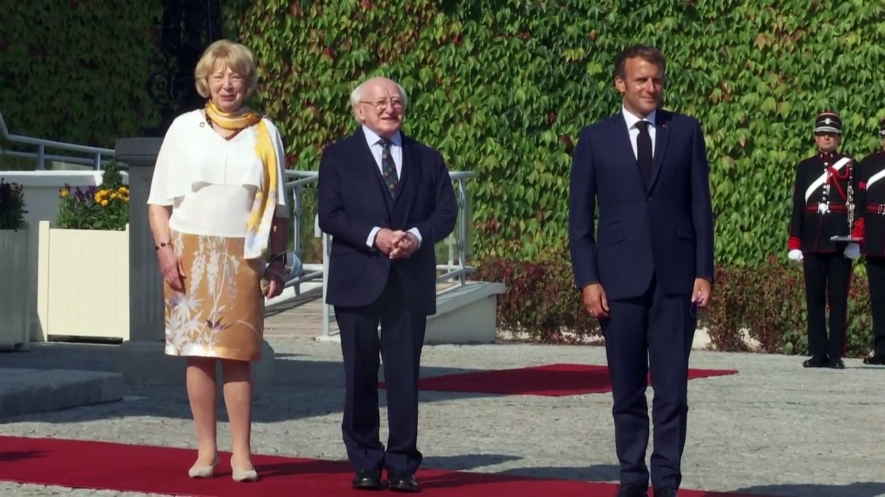 Frankreichs Präsident auf Staatsbesuch in Irland