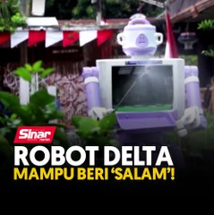 Robot Delta mampu beri 'salam'!