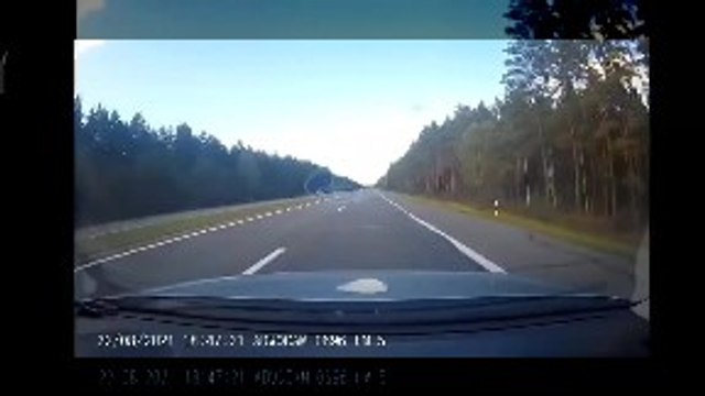 Car Crosses Into Oncoming Highway Lanes