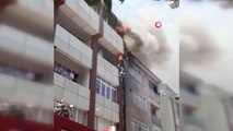 Üsküdar'da doğalgaz kutusunda başlayan yangın apartmana ve 5 araca sıçradı