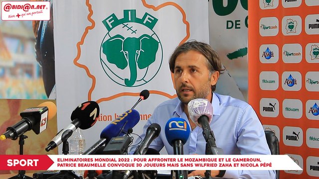 Eliminatoires mondial 2022 : Pour affronter le Mozambique et le Cameroun, Patrice Beaumelle convoque 30 joueurs mais sans Wilfried Zaha et Nicola Pépé