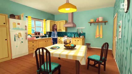 فى بيتنا روبوت . زومبا وسارة والاكل البيتى (1)