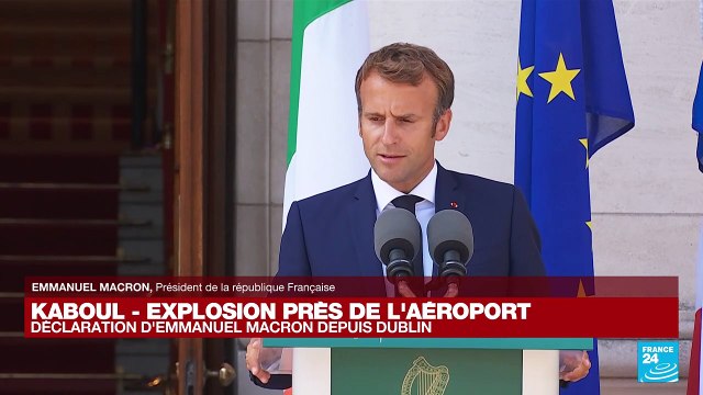 REPLAY - Emmanuel Macron : La situation s'est profondément dégradée aux abords de l'aéroport de Kaboul