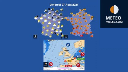 previsions meteo du jeudi 26 août 2021