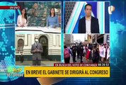 Voto de Confianza: manifestantes se agrupan en los exteriores del Congreso