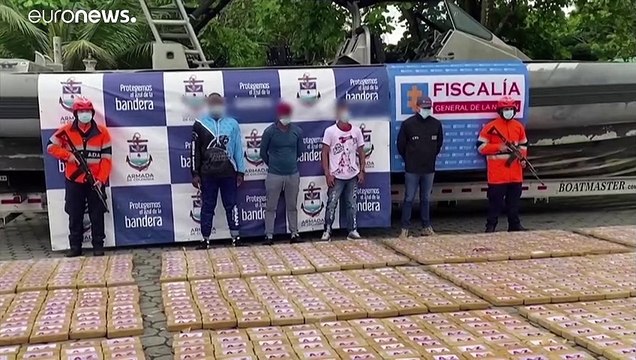 السلطات الكولومبية تحجز أكثر من 1.2 طن من الكوكايين كانت متجهة إلى أمريكا الوسطى