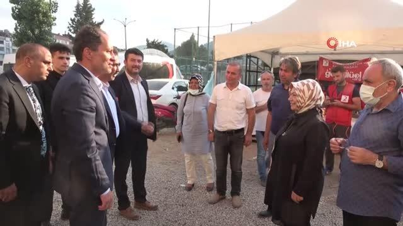 Yeniden Refah Partisi Genel Başkanı Erbakan: "Sinop'ta büyük bir dram, çok büyük bir acı yaşanmış"