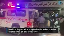 Heridos llegan a los hospitales de Kabul tras las explosiones en el aeropuerto