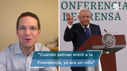 “Me preocupa salud mental de AMLO; yo era un niño cuando Salinas fue Presidente”