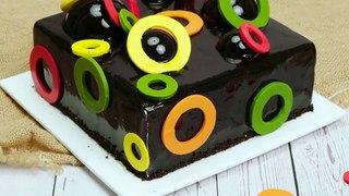 Easy And Quick Chocolate Mirror Glaze Cake Recipe | Best Satisfying Cake Decorating Videos