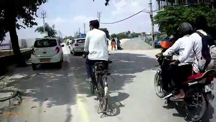 Delhi road traveling part -54