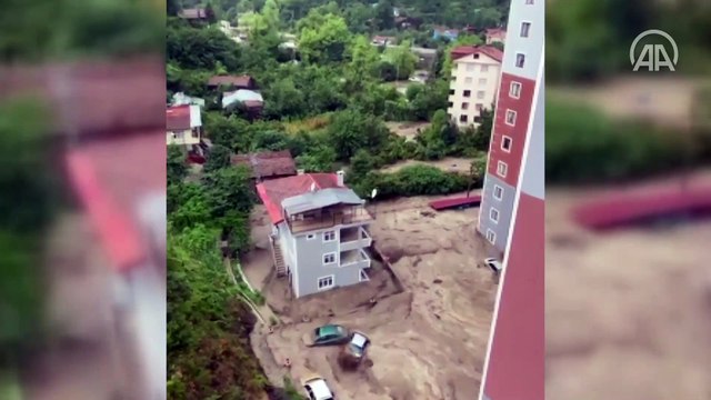 Bozkurt'taki sel felaketinde yeni görüntüler ortaya çıktı