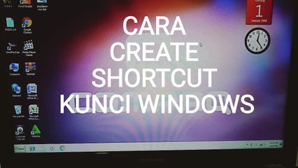 How to create shortcut of lock key windows