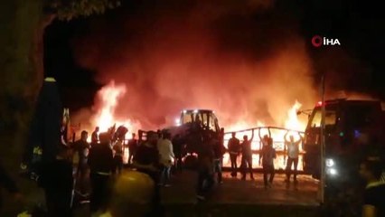 Akçakoca'da iş yerini alevler sardı