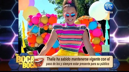 Así celebró Thalía su cumpleaños 50 con sesión de fotos