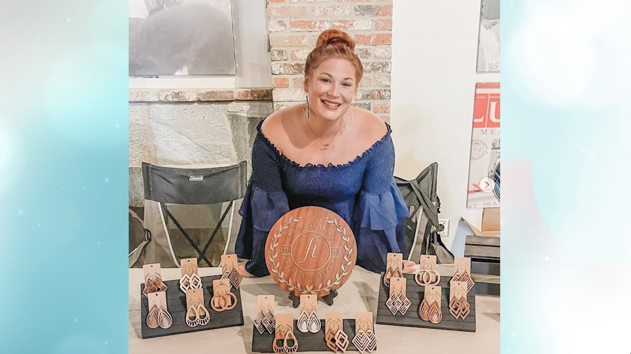 Kern Living: Laser crafted wood earrings and designs