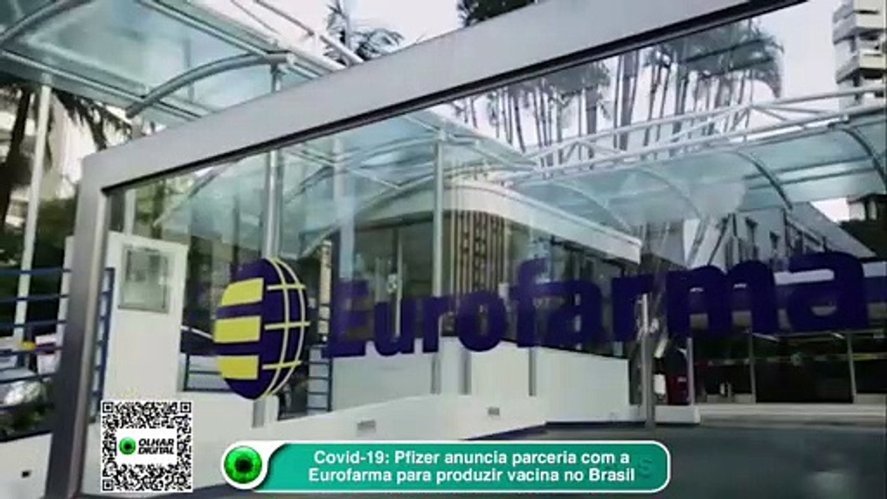 Covid-19 Pfizer anuncia parceria com a Eurofarma para produzir vacina no Brasil
