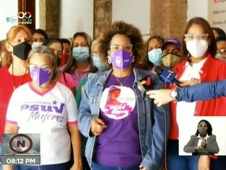 Mujeres del PSUV respaldan memorándum de entendimiento para avanzar en proceso de Diálogo Nacional