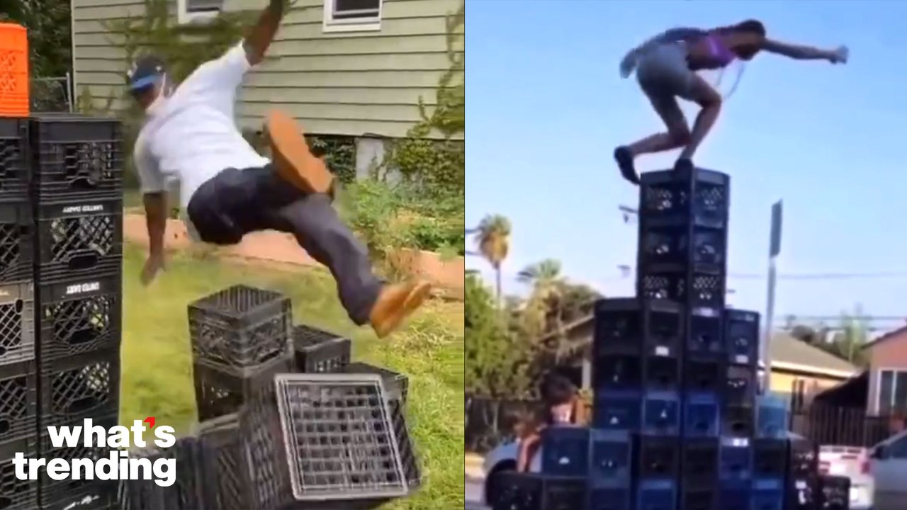 The Viral Milk Crate Challenge, Explained