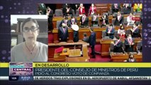 Ciudadanos peruanos demandan aprobación del voto de confianza al gabinete de Pedro Castillo