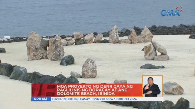 Mga proyekto ng DENR gaya ng paglilinis ng Boracay at ang Dolomite beach, ibinida | UB
