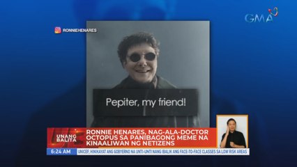 Ronnie Henares, nag-ala-Doctor Octopus sa pinabagong meme na kinaaliwan ng netizens | UB