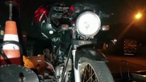 Motocicleta com chassi 'pinado' é apreendida em ação da Polícia Militar na Rua Paraná