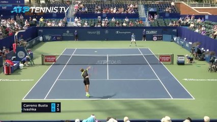 Ivashka upsets top seed Carreno Busta
