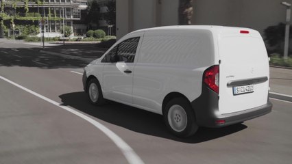 The new Mercedes-Benz CITAN Panel Van in White Driving Video