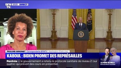 Joe Biden promet de "faire payer" les auteurs du double attentat-suicide à l'aéroport de Kaboul