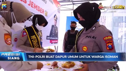 Polres Jember Dirikan Dapur Umum untuk Membantu Masyarakat Terdampak Covid