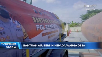 Polres Klaten Salurkan Air Bersih kepada Masyarakat di Kemalang