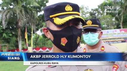 Polres Kubu Raya Gelar Apel Kesiapsiagaan Penanganan Karhutla