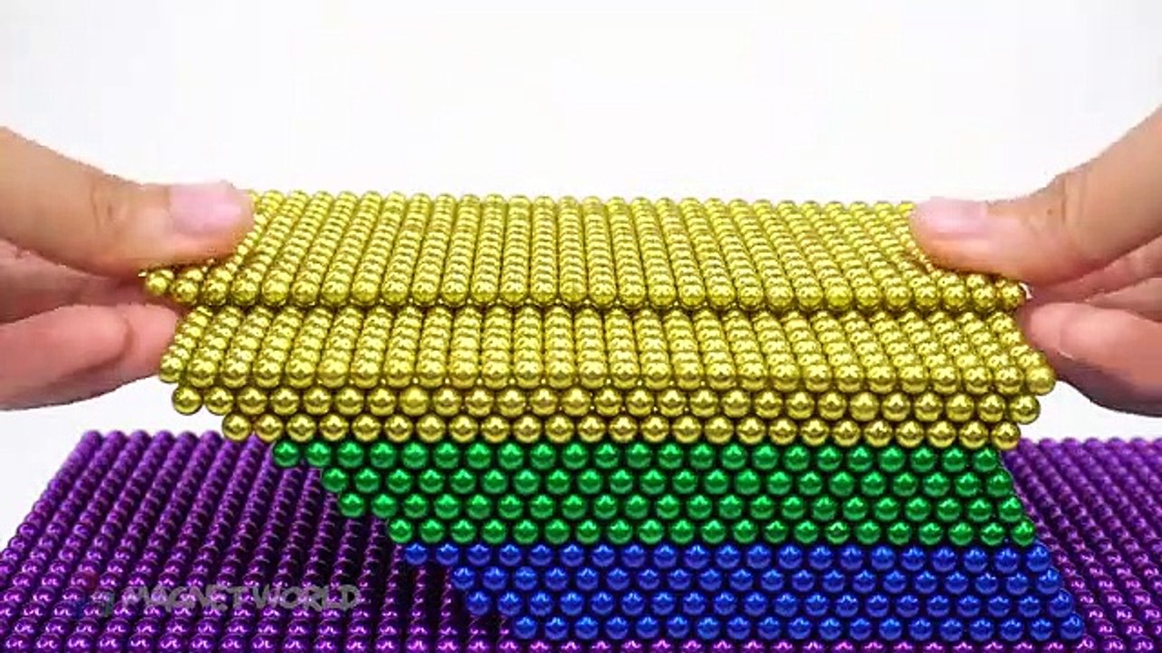 making  wonderful car with ball magnet