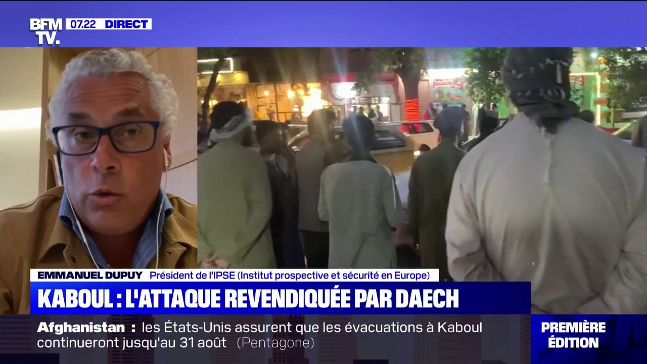 Emmanuel Dupuy, président de l'IPSE: "L'objectif de Daech est double: montrer que la situation sécuritaire n'ets pas maîtrisée par les Talibans (...) et montrer que les américains ont totalement perdu cette guerre"