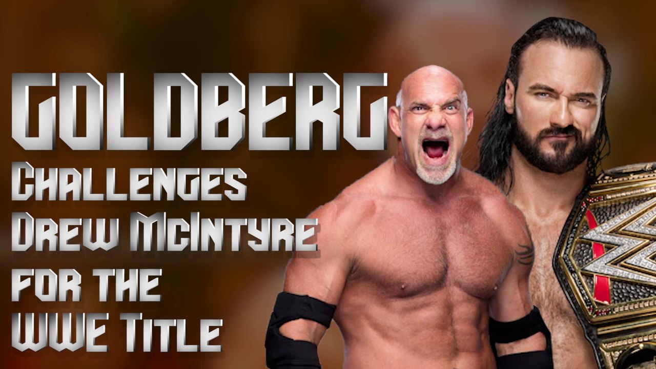 WCW Star GOLDBERG returns to RAW, Challenges for WWE TITLE