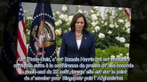 Kamala Harris - ce gros moment de malaise face aux journalistes qui a été filmé