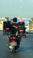 Antalya'da trafikte akıl almaz görüntü: motosiklet sürücüsü baba iki çocuğunu böyle taşıdı