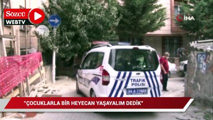 Küçükçekmece’de kazada, sürücünün esprili anlatımı gülümsetti
