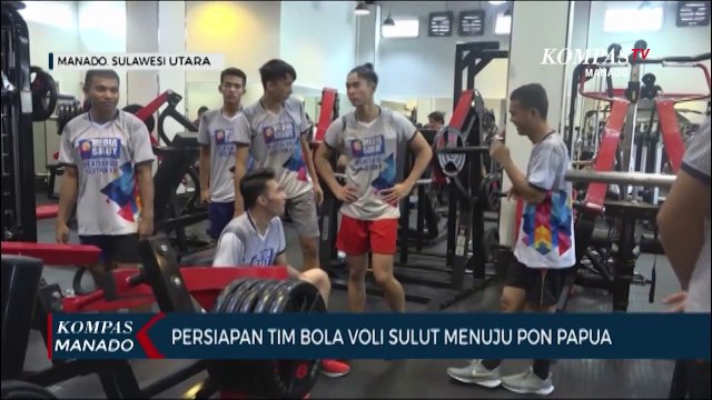 Persiapan Tim Bola Voli Sulut Menuju PON XX Papua
