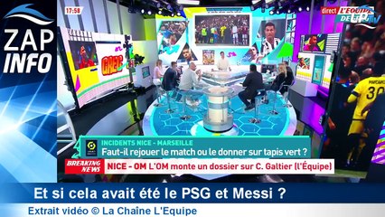 Zap OM : il offre une bouteille d'eau à Rivère !