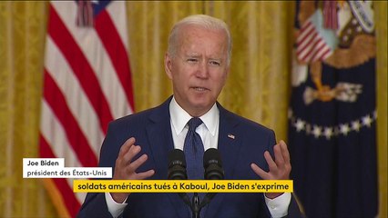 La déclaration de Joe Biden après les attaques meurtrières à Kaboul