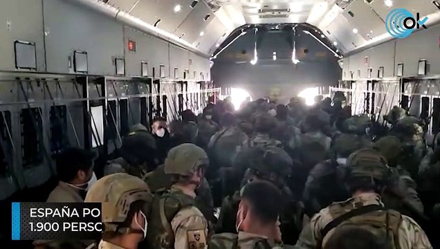 España pone fin a la misión en Kabul con un total de 1.900 personas evacuadas de Afganistán