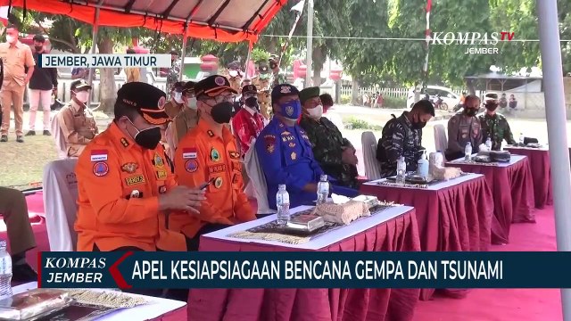 Apel Kesiapsiagaan Bencana di Pesisir Selatan Jember, 6 Kecamatan Rawan Terdampak Tsunami