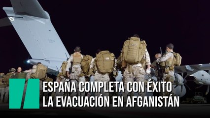 España finaliza la operación evacuación en Afganistán