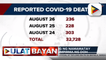 DOH, nakapagtala ng 106 average deaths per day base sa tala noong Agosto 24