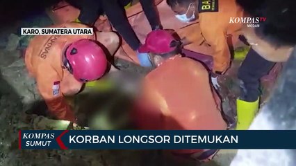 Tim SAR Temukan Korban Longsor di Karo