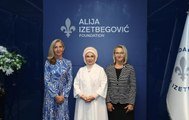 SARAYBOSNA - Emine Erdoğan Saraybosna'da Aliya İzzetbegoviç Vakfını ziyaret etti