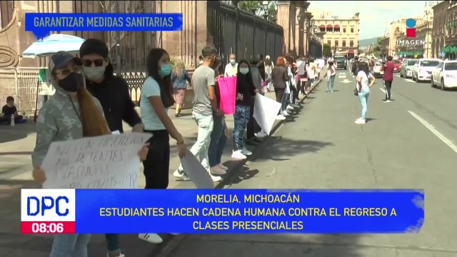 Estudiantes michoacanos están en contra del regreso a clases presenciales